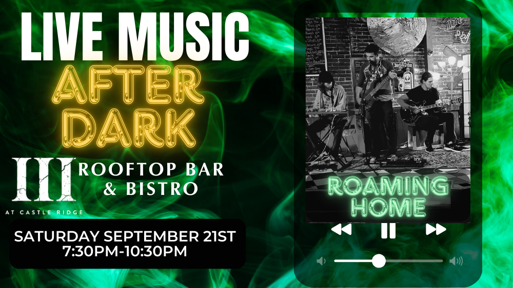 III Rooftop Bar & Bistro LIVE Music After Dark With Roaming Home