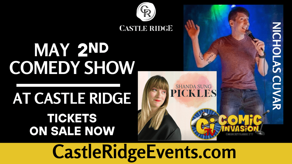 Comedy at the Castle featuring Nicholas Cuvar & Shanda Sung